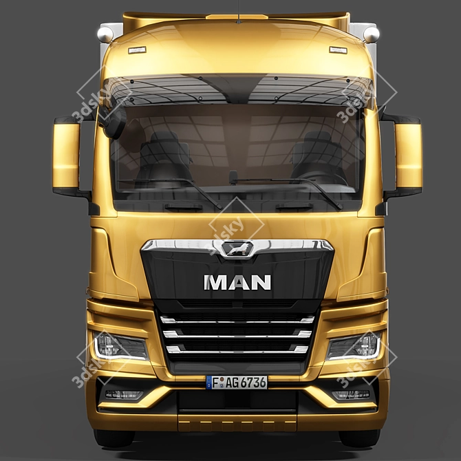 Impressive MAN TGX Model 3D model image 2