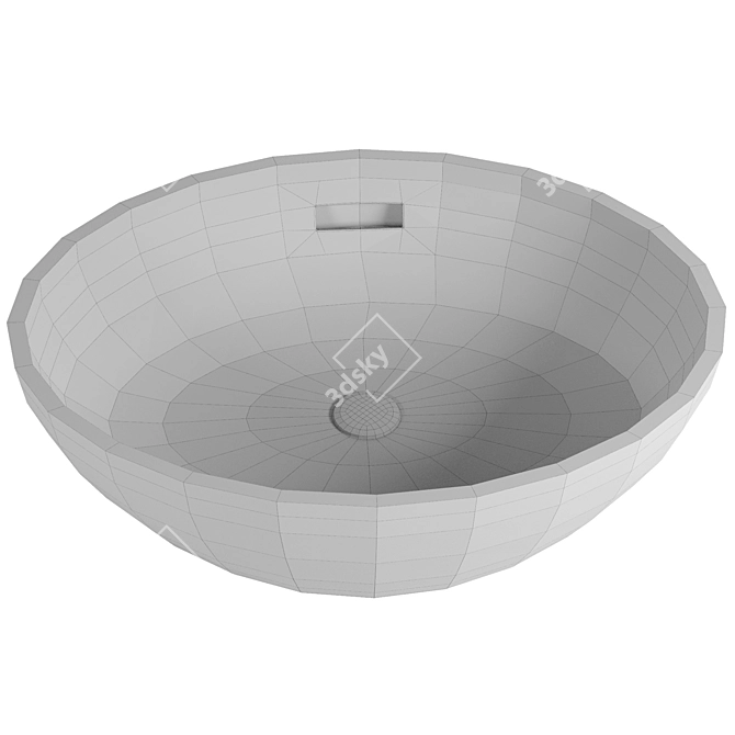 Laufen Pro Overmount Sink (52cm) 3D model image 2