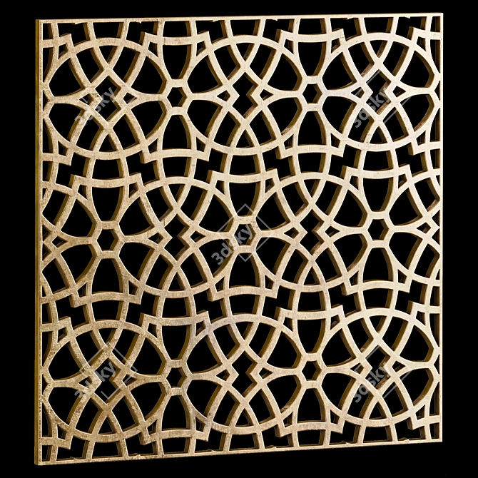 Decorative Square Panels Set - Pack of 14 3D model image 4