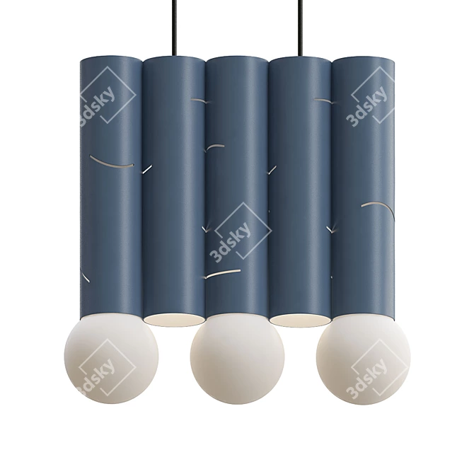 Birch Pendant Light: Minimalist Elegance 3D model image 3