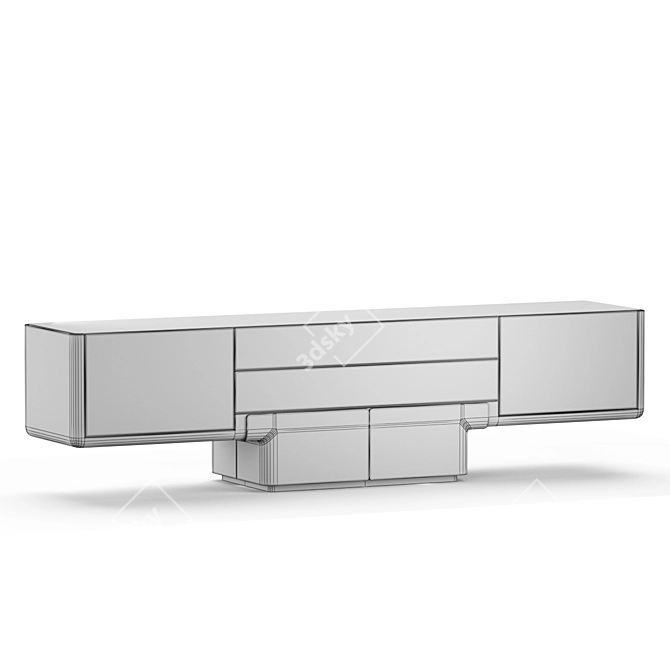 Elegant Longhi Do Sideboard 3D model image 4