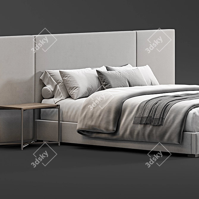 Restoration Hardware Modena 3D Bed 3D model image 2