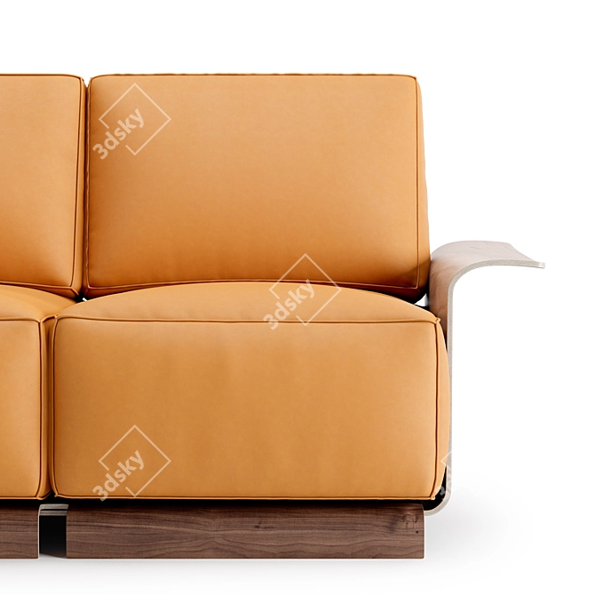 Forest Club - Modular Plywood Sofa 3D model image 4