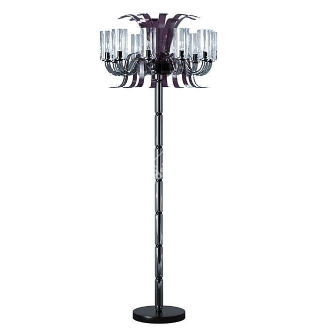 Murano Glass Leonardo Floor Lamp 3D model image 2