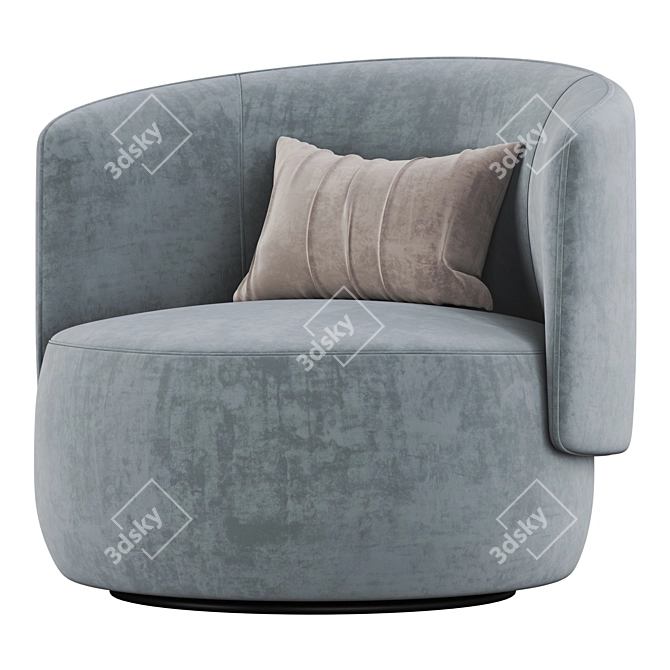 Elegant Swivel Chair - Jane 3D model image 2