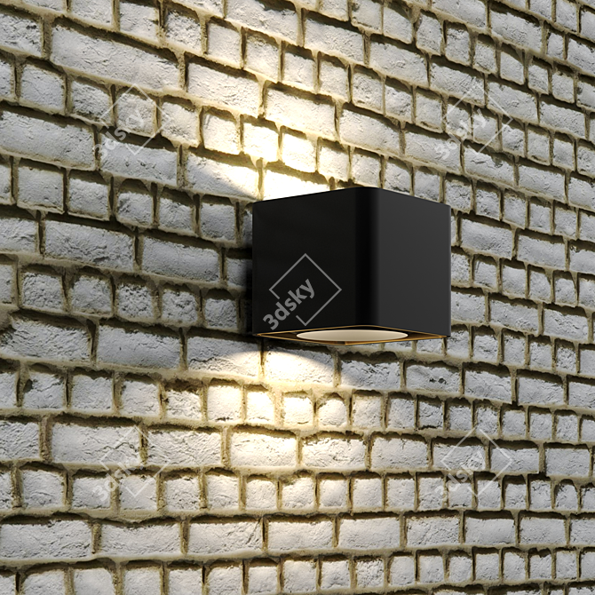 Urban Loft Gravel Brick: PBR Seamless Textures 3D model image 2