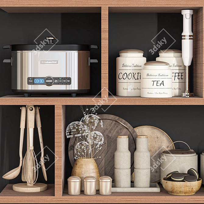 Versatile Kitchen Essentials 3D model image 3