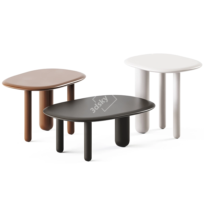 Minimalistic Tottori Coffee Table 3D model image 1