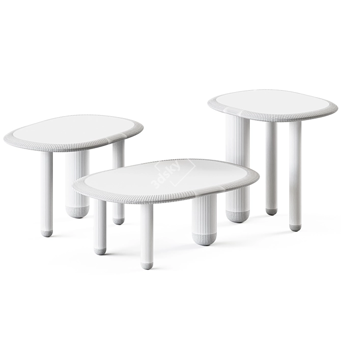 Minimalistic Tottori Coffee Table 3D model image 2