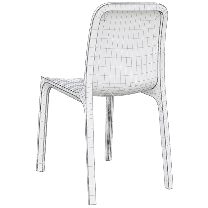 Stylish Frida 752 Chair: A Modern Masterpiece 3D model image 2