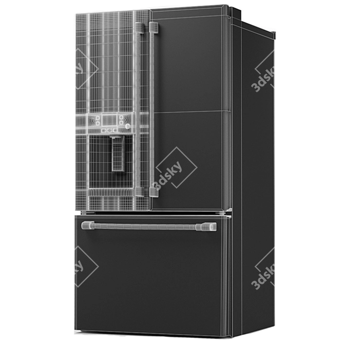  GE Cafe 36" French Door Refrigerator 3D model image 6