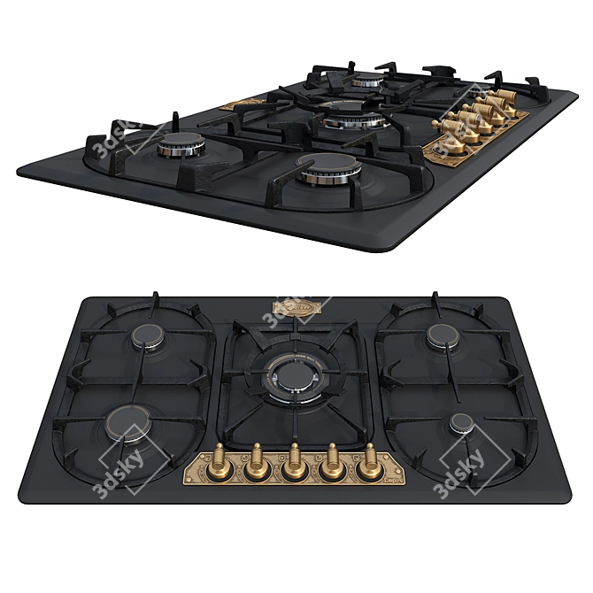 Kaiser KG Turbo Gas Hob 3D model image 1