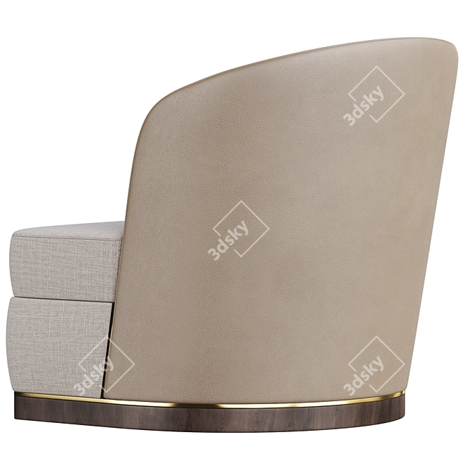 Modern Comfort: 'Micheal' Armchair 3D model image 3