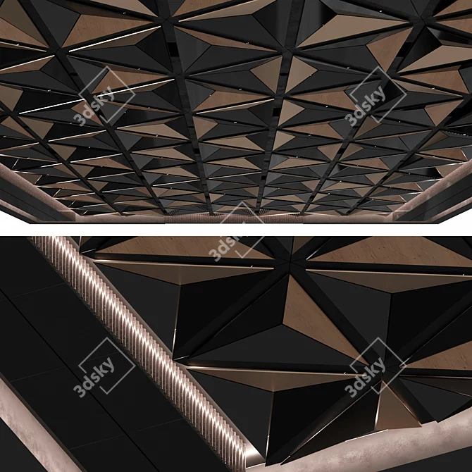 Sherzod Banqueting Hall Ceiling 3D model image 1