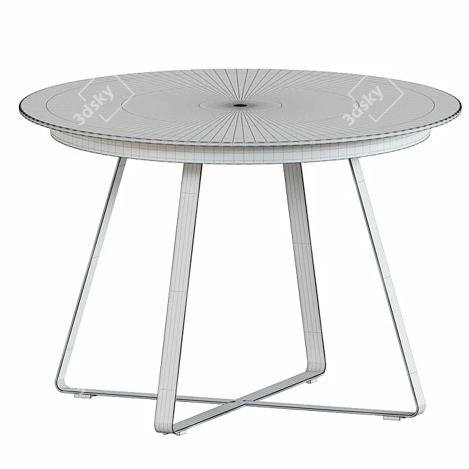 Modern Paul Dining Table 3D model image 2
