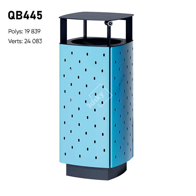 Durable Waste Bins: QUINBIN 3D model image 3