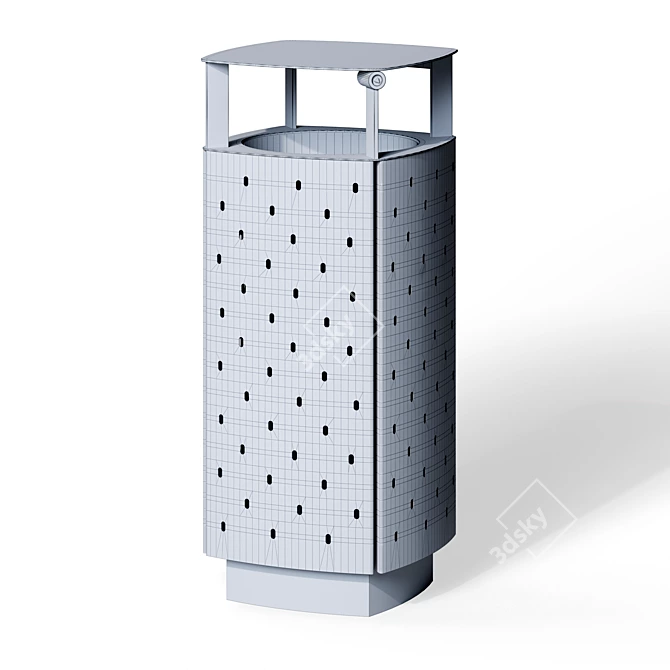 Durable Waste Bins: QUINBIN 3D model image 4