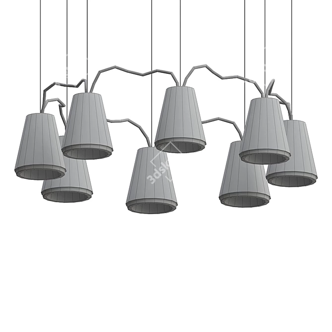 Elegance in Light: HENRY Chandelier 3D model image 2