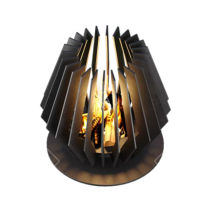 Epic Flame Fire Pit 3D model image 3