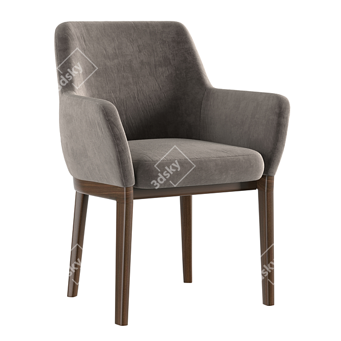 Elegant Devon Chair: Molteni MC 3D model image 4