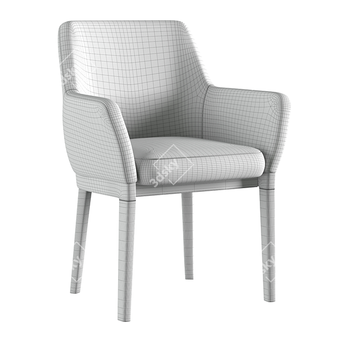 Elegant Devon Chair: Molteni MC 3D model image 6