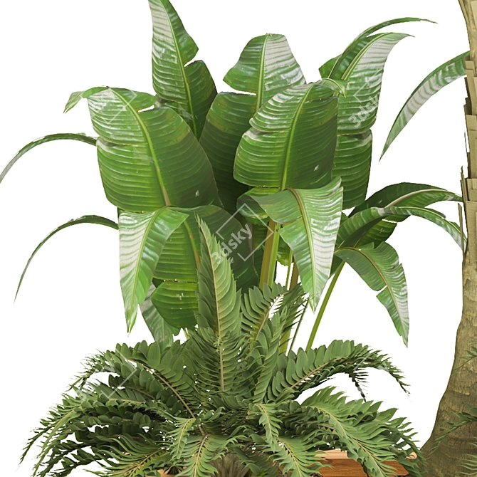 Tropical Garden Set 2015 3D model image 2