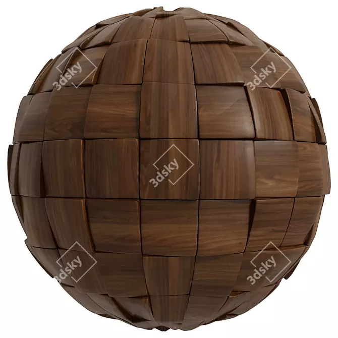 4K Wood Panel | Seamless Covering 3D model image 4