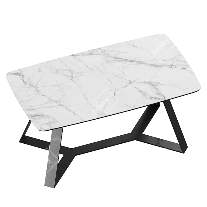 Urban Dining Table: Stylish and Versatile 3D model image 2