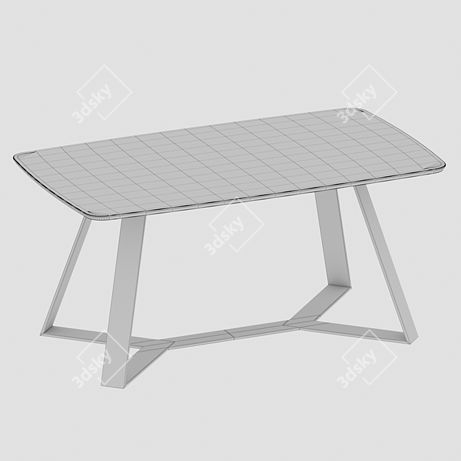 Urban Dining Table: Stylish and Versatile 3D model image 3