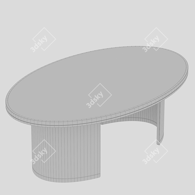 Sleek CEUTA Coffee Table 3D model image 3