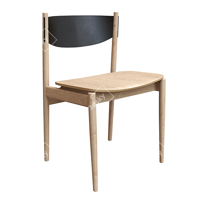 Unique and Stylish Bolia Apelle Chair 3D model image 1