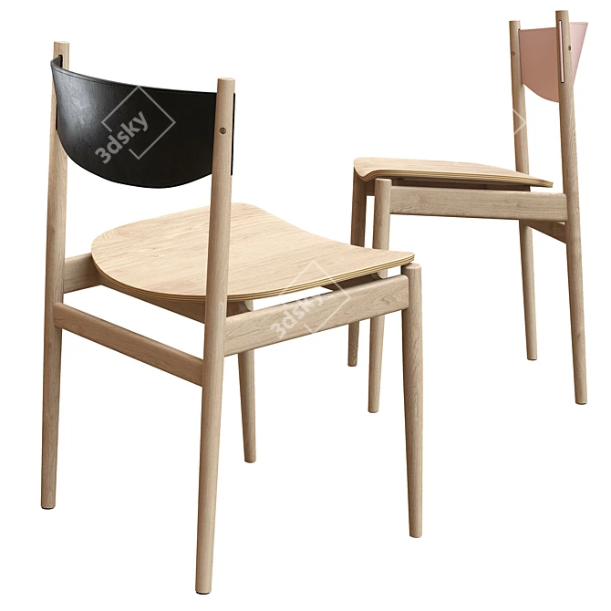 Unique and Stylish Bolia Apelle Chair 3D model image 2