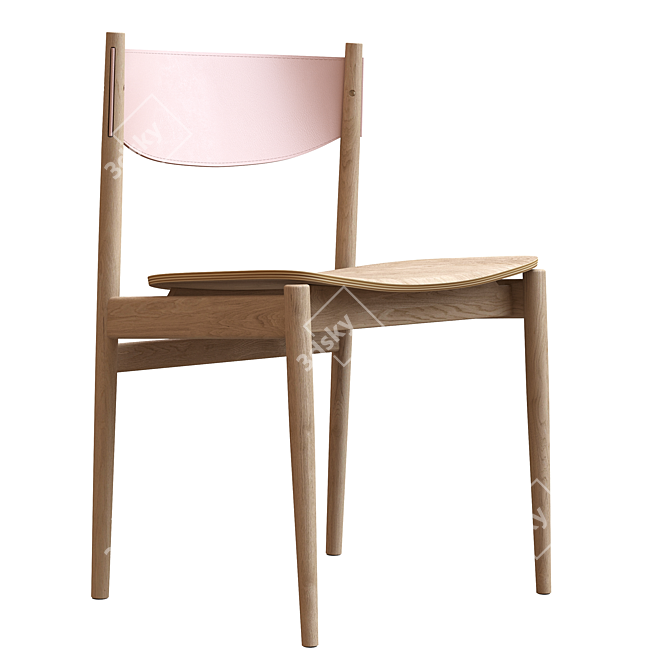 Unique and Stylish Bolia Apelle Chair 3D model image 4