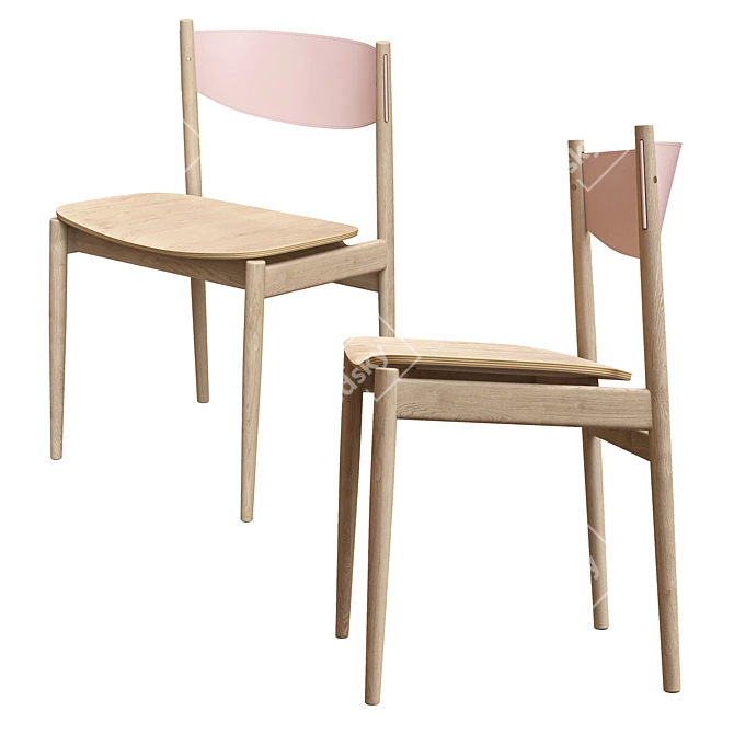 Unique and Stylish Bolia Apelle Chair 3D model image 5