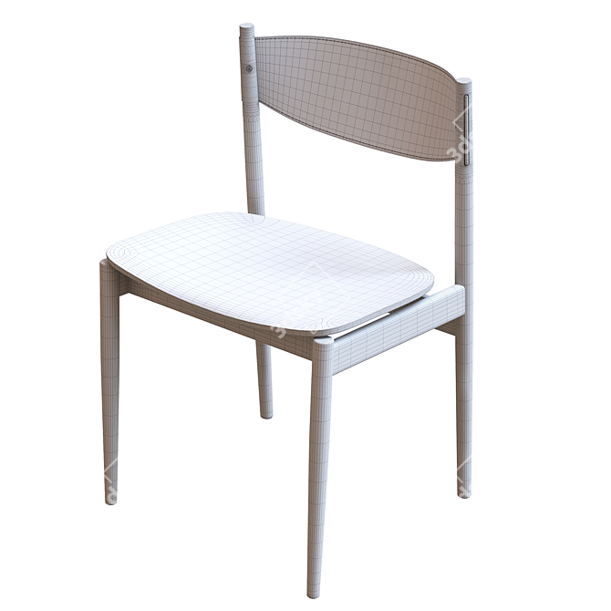 Unique and Stylish Bolia Apelle Chair 3D model image 7