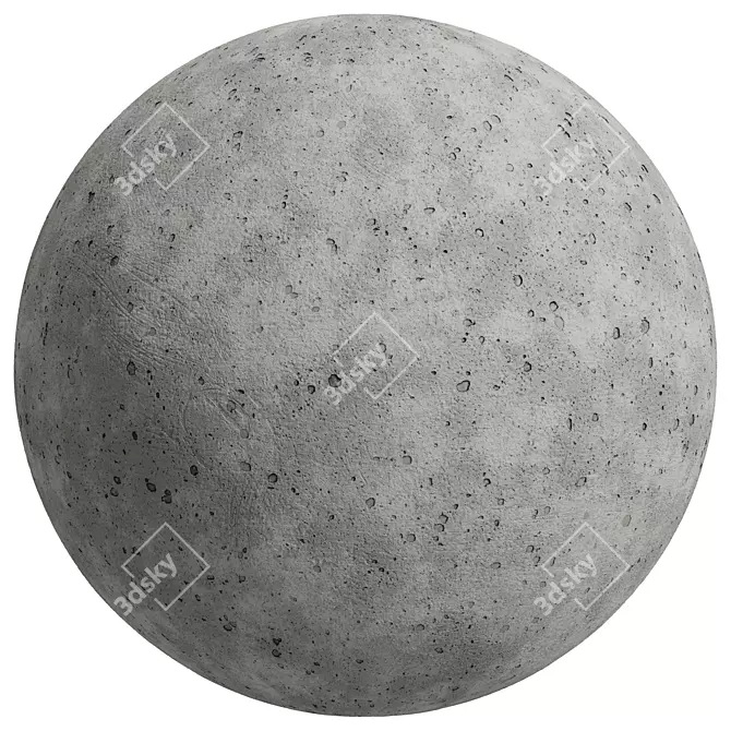 Rough Spotted Concrete Texture | High Resolution | 2 Types 3D model image 3
