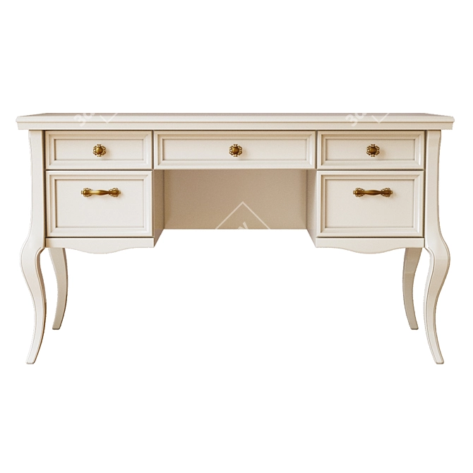 Cleopatra Collection Desk: Stylish, Functional, Timeless 3D model image 3