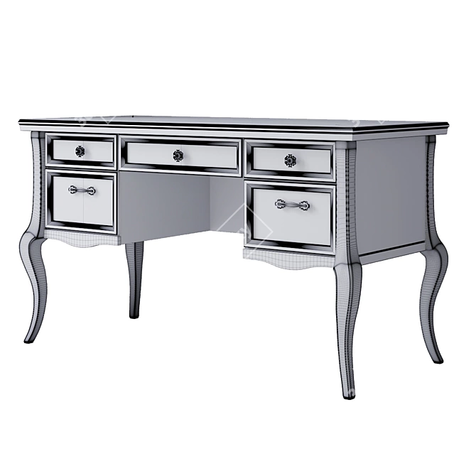 Cleopatra Collection Desk: Stylish, Functional, Timeless 3D model image 5