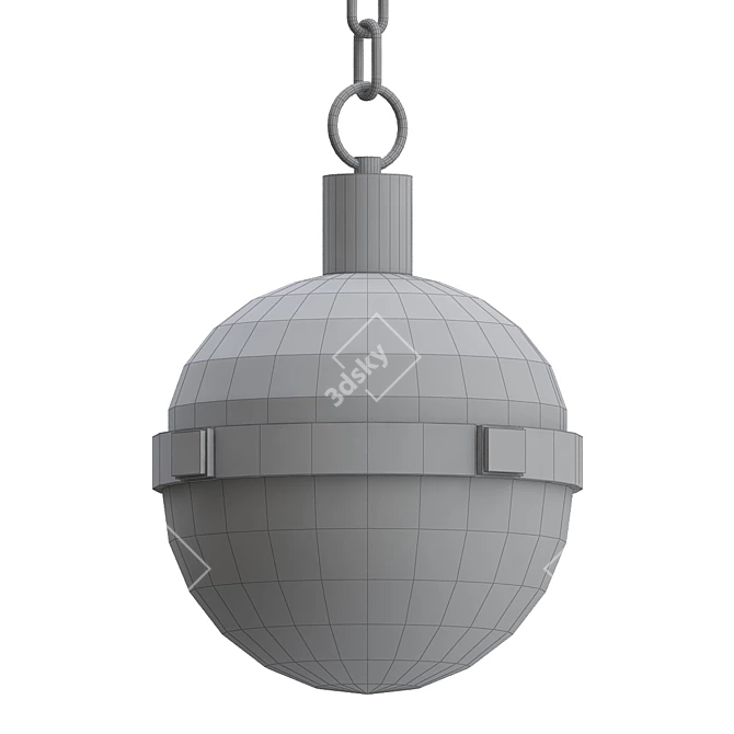 Modern Jackson Pendant Light 3D model image 2