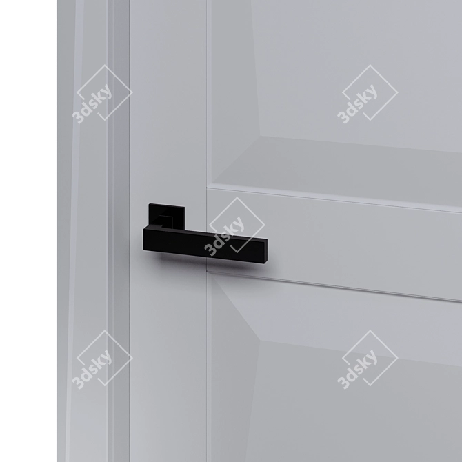 Novara Premium Interior Door 3D model image 3