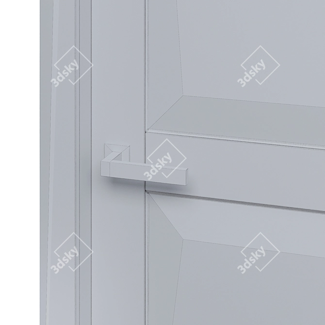 Novara Premium Interior Door 3D model image 4