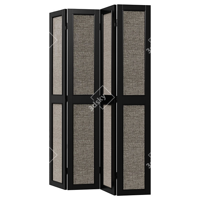 Elegant Folding Screen - Julianne 3D model image 1