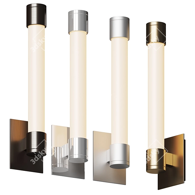 Sophisticated Zenith Wall Sconce 3D model image 1