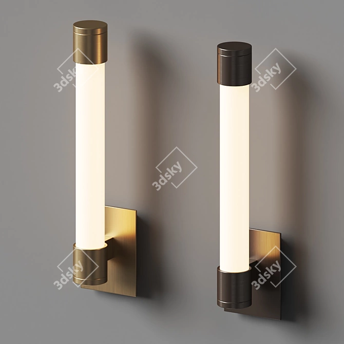 Sophisticated Zenith Wall Sconce 3D model image 2