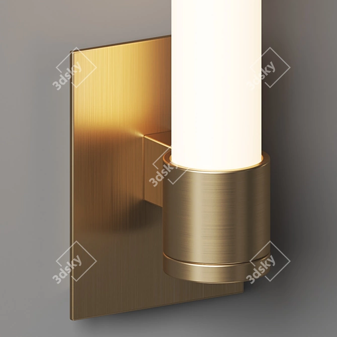 Sophisticated Zenith Wall Sconce 3D model image 3