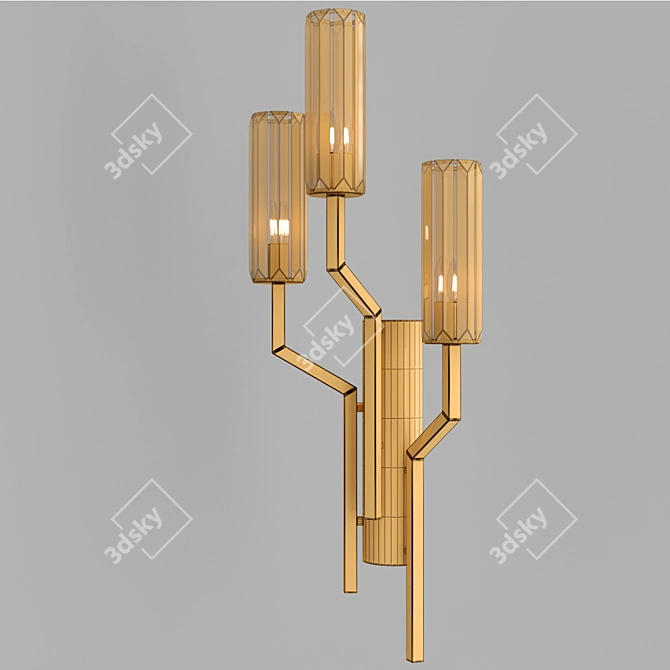 Sleek IRLIN TRIO Pendant Lights 3D model image 3