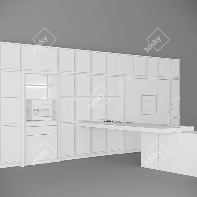 Retro Charm: BT45 G+ Turntable 3D model image 5