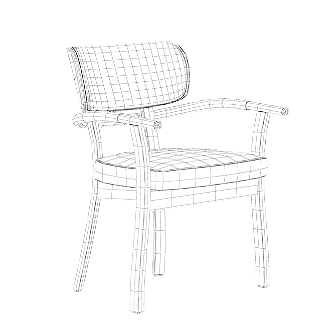 EVELIN: Stylish 2017 Chair 3D model image 3