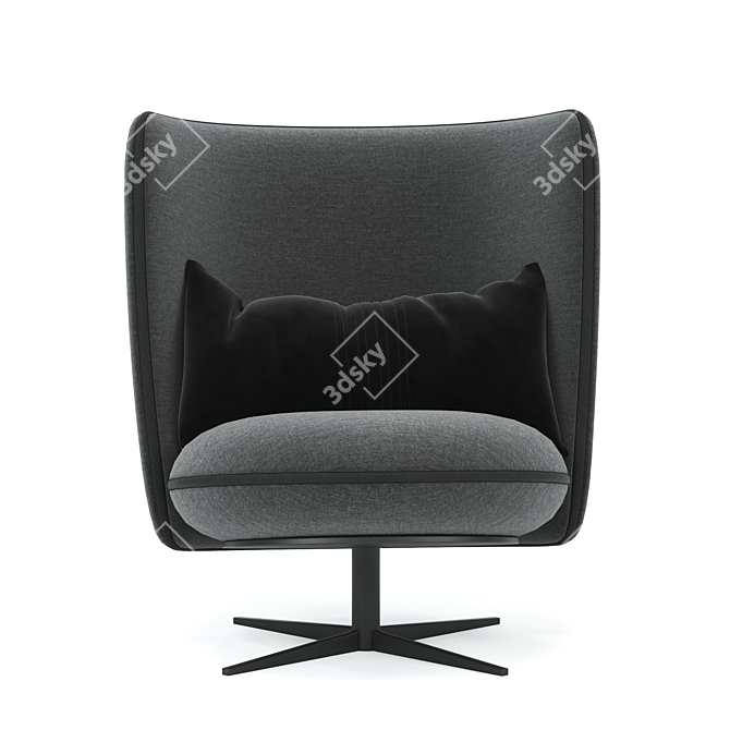 Sleek Modern Ice Breaker Chair 3D model image 2