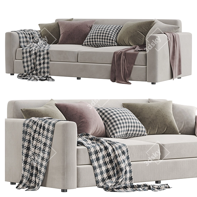Contemporary Rendezvous Sofa - 2017 Design 3D model image 1